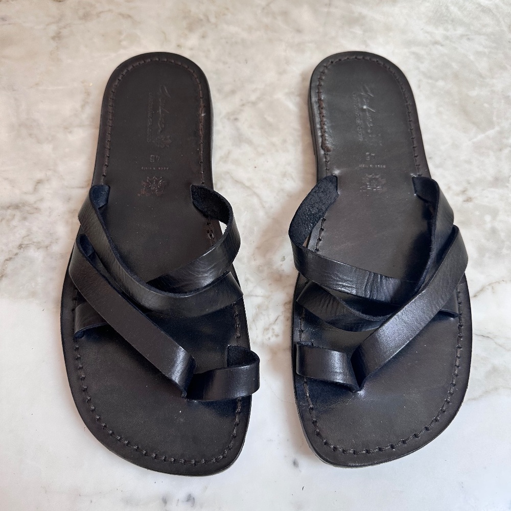 Leather Sandals Made in Italy